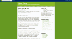 Desktop Screenshot of mamaellensblog.blogspot.com
