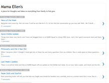 Tablet Screenshot of mamaellensblog.blogspot.com