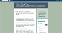Desktop Screenshot of politicswatcher.blogspot.com