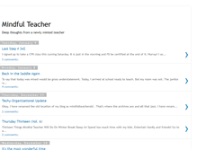 Tablet Screenshot of mindfulteacher.blogspot.com