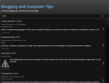 Tablet Screenshot of blogcmptips.blogspot.com