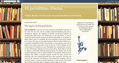 Desktop Screenshot of elpenultimoliberal.blogspot.com