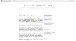 Desktop Screenshot of malignant-mesothelioma-inf.blogspot.com