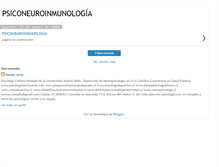 Tablet Screenshot of neuropsicoinmunologia.blogspot.com
