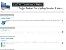 Tablet Screenshot of i-need-computer-help.blogspot.com