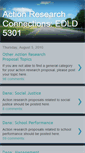 Mobile Screenshot of edld5301actionresearch.blogspot.com