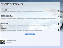 Tablet Screenshot of gerenciaseinnovaciones.blogspot.com