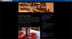 Desktop Screenshot of bottigliadivino.blogspot.com