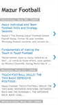 Mobile Screenshot of mazurfootball.blogspot.com