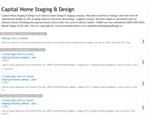 Tablet Screenshot of capitalhomestaginganddesign.blogspot.com