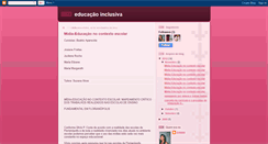 Desktop Screenshot of inclusaosempre.blogspot.com