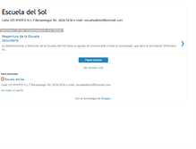 Tablet Screenshot of escueladelsolbera.blogspot.com