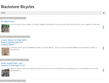 Tablet Screenshot of blackstonebicycles.blogspot.com
