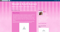 Desktop Screenshot of meeshskraftkorner.blogspot.com