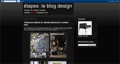 Desktop Screenshot of etapes-design.blogspot.com