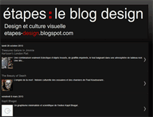 Tablet Screenshot of etapes-design.blogspot.com