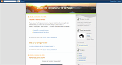 Desktop Screenshot of desdemiventanasevelaplaya.blogspot.com