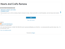 Tablet Screenshot of heartsandcraftsstore.blogspot.com