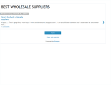 Tablet Screenshot of bestwholesalesuppliers.blogspot.com