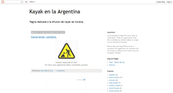Desktop Screenshot of kayakargentina.blogspot.com