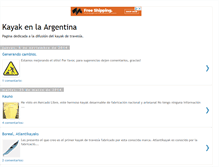 Tablet Screenshot of kayakargentina.blogspot.com