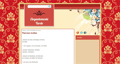 Desktop Screenshot of elegantementetarde.blogspot.com