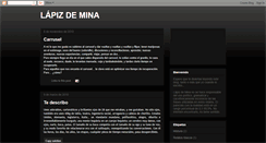 Desktop Screenshot of lapizdemina.blogspot.com