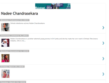 Tablet Screenshot of nadeechandrasekara.blogspot.com