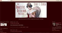 Desktop Screenshot of domesticoverlord.blogspot.com