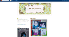 Desktop Screenshot of annescraps.blogspot.com