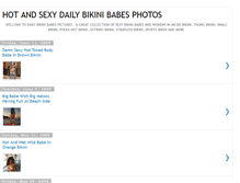 Tablet Screenshot of dailybikinibabes.blogspot.com