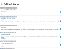 Tablet Screenshot of mypoliticalstance.blogspot.com