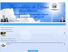 Tablet Screenshot of adsantafelicidade.blogspot.com