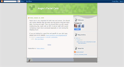 Desktop Screenshot of angiesfacialcare.blogspot.com