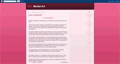 Desktop Screenshot of martial-art-for-all.blogspot.com