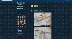 Desktop Screenshot of galdinodecastropalavraseveredas.blogspot.com