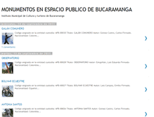 Tablet Screenshot of monumentosbucaramanga.blogspot.com