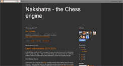 Desktop Screenshot of nakshatrachess.blogspot.com