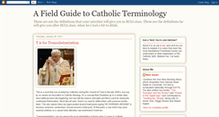 Desktop Screenshot of catholicvocab.blogspot.com