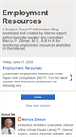 Mobile Screenshot of employmentresources.blogspot.com