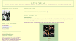 Desktop Screenshot of hurfamily.blogspot.com
