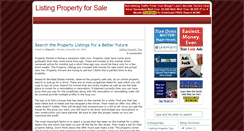 Desktop Screenshot of listingpropertyforsale.blogspot.com