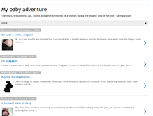 Tablet Screenshot of my-baby-adventure.blogspot.com