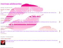 Tablet Screenshot of meninas-adolecentes.blogspot.com