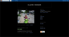 Desktop Screenshot of clairehedger.blogspot.com