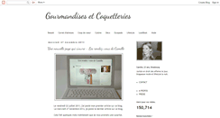 Desktop Screenshot of gourmandisesetcoquetteries.blogspot.com