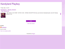 Tablet Screenshot of kandylandplayboy.blogspot.com