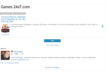 Tablet Screenshot of games24x7.blogspot.com