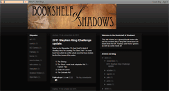 Desktop Screenshot of bookshelfofshadows.blogspot.com