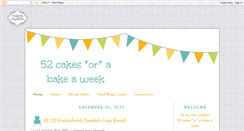 Desktop Screenshot of 52cakesnbakes.blogspot.com